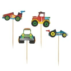 Promo ✨ 12 Packs: 12 ct. (144 total) Cars Cupcake Toppers by Celebrate It™ ✔️