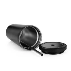 Outlet 🔥 19oz. Black Stainless Steel Tumbler with Straw by Celebrate It™ 🎉 -Celebrate It Sales Shop 10655229 3