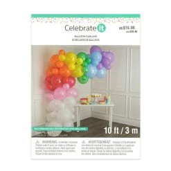 Wholesale 🎉 10ft. Rainbow Balloon Garland by Celebrate It™ ❤️ 6 Wholesale 🎉 10ft. Rainbow Balloon Garland by Celebrate It™ ❤️ -Celebrate It Sales Shop 10655755 5