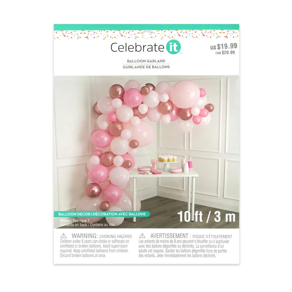 Top 10 π₯ 10ft. Pink Balloon Garland by Celebrate It™ π 3 Top 10 π₯ 10ft. Pink Balloon Garland by Celebrate It™ π - Image 3
