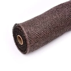 Wholesale 🥰 10" Chocolate Brown Poly Burlap Mesh by Celebrate It™ 👏 -Celebrate It Sales Shop 10658578 3