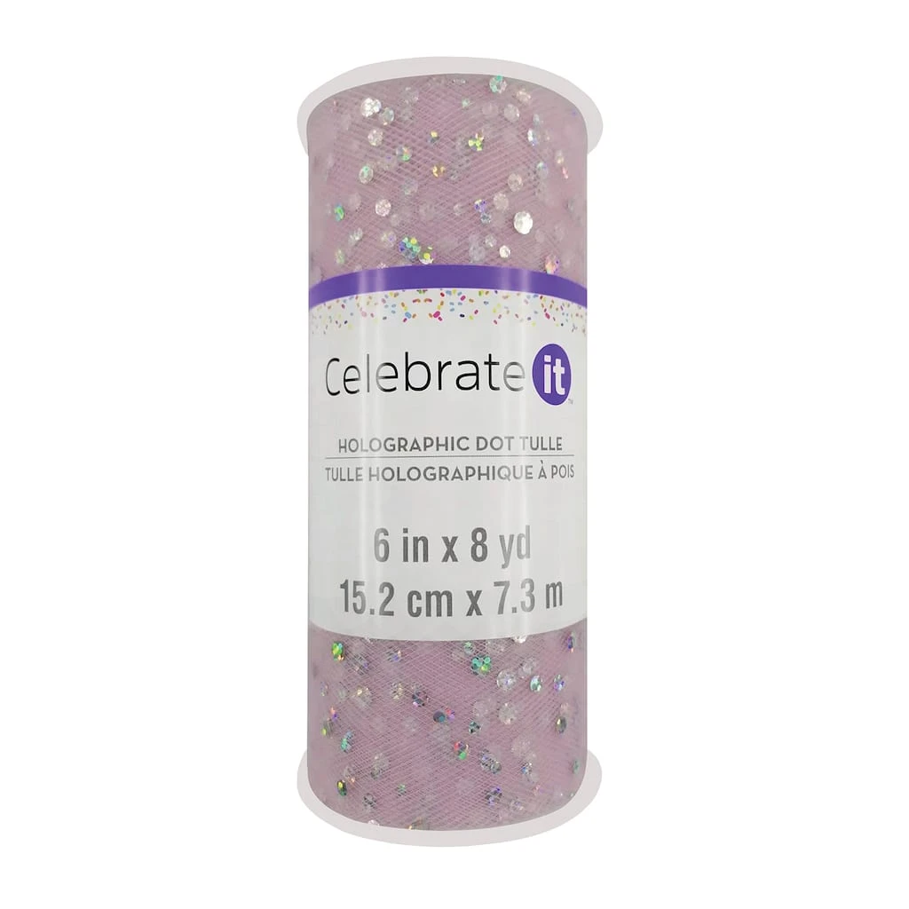 Brand new π 12 Pack: 6" Holographic Foil Sequins Tulle by Celebrate It™ π― 1 Brand new π 12 Pack: 6" Holographic Foil Sequins Tulle by Celebrate It™ π―
