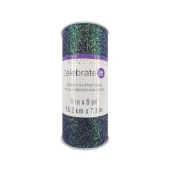 Top 10 🔔 12 Pack: 6" Iridescent Chunky Glitter Tulle by Celebrate It™ 🔥