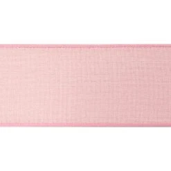 Discount ✔️ 2.5" Faux Linen Wired Ribbon by Celebrate It™ Décor 💯 -Celebrate It Sales Shop 10659011 3