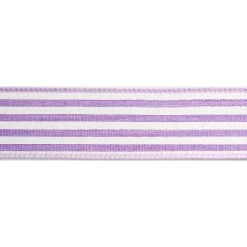 Promo ❤️ 12 Pack: 1.5" Faux Linen Wired Thin Striped Ribbon by Celebrate It™ Décor 🎁 -Celebrate It Sales Shop 10659022 3 1