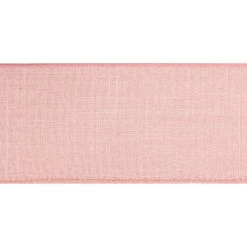 Promo ✔️ 2.5" Faux Linen Wired Ribbon by Celebrate It™ Décor ⭐ -Celebrate It Sales Shop 10659030 3
