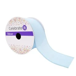Best deal ⭐ 12 Pack: 2.5" Faux Linen Wired Ribbon by Celebrate It™ Décor 🛒