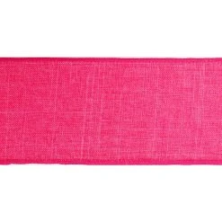 Buy 😍 12 Pack: 2.5" Faux Linen Wired Ribbon by Celebrate It™ Décor 🛒 -Celebrate It Sales Shop 10659036 3 1