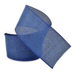 Best deal 💯 2.5" Faux Linen Wired Ribbon by Celebrate It™ Décor ✨ -Celebrate It Sales Shop 10659037 2