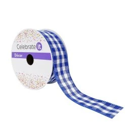 Best deal ✨ 1.5" Gingham Wired Ribbon by Celebrate It™ Décor ✔️