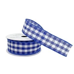 Best deal ✨ 1.5" Gingham Wired Ribbon by Celebrate It™ Décor ✔️ -Celebrate It Sales Shop 10659043 2