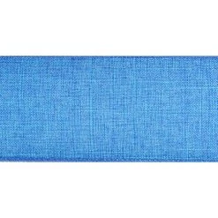 Buy 💯 2.5" Faux Linen Wired Ribbon by Celebrate It™ ❤️ -Celebrate It Sales Shop 10659049 3