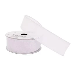 Flash Sale 🔔 12 Pack: 1.5" Faux Linen Wired Ribbon by Celebrate It™ 🔥 -Celebrate It Sales Shop 10659055 2 1