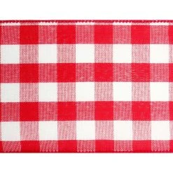 Best reviews of 👏 4" Red Buffalo Check Wired Ribbon by Celebrate It™ 😍 -Celebrate It Sales Shop 10659058 3