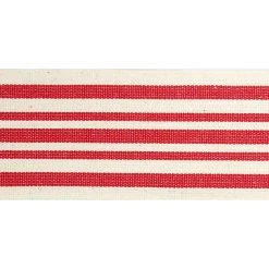 Top 10 ❤️ 2.5" Red & Ivory Stripe Faux Cotton Wired Ribbon by Celebrate It™ ✔️ 6 Top 10 ❤️ 2.5" Red & Ivory Stripe Faux Cotton Wired Ribbon by Celebrate It™ ✔️ -Celebrate It Sales Shop 10659064 3