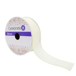 Best Pirce ❤️ 12 Pack: 1.5" Faux Linen Wired Ribbon by Celebrate It™ 👍