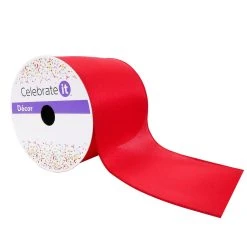 Outlet ❤️ 12 Pack: 4" Satin Ribbon by Celebrate It™ 🧨