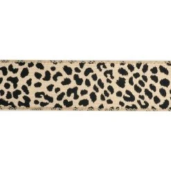 Top 10 🔥 12 Pack: 1.5" Cheetah Faux Linen Wired Ribbon by Celebrate It™ 🎁 -Celebrate It Sales Shop 10659080 3 1