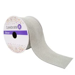Cheap ❤️ 12 Pack: 2.5" Wired Herringbone Ribbon by Celebrate It™ Décor 💯