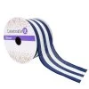 Top 10 💯 12 Pack: 2.5" Faux Cotton Wired Thick Striped Ribbon by Celebrate It™ Décor 🥰