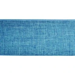 Budget ⌛ 12 Pack: 2.5" Denim Faux Linen Wired Ribbon by Celebrate It™ Décor ✔️ -Celebrate It Sales Shop 10659093 3 1