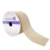 Wholesale 😀 12 Pack: 2.5" Faux Linen Wired Ribbon by Celebrate It™ Décor 😀