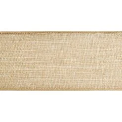 Wholesale 😀 12 Pack: 2.5" Faux Linen Wired Ribbon by Celebrate It™ Décor 😀 -Celebrate It Sales Shop 10659097 3 1