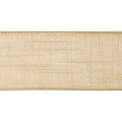 Budget 🧨 2.5" Faux Burlap Wired Textured Ribbon by Celebrate It™ Décor ⌛ -Celebrate It Sales Shop 10659105 3