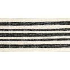 Budget ⌛ 12 Pack: 2.5" Faux Cotton Wired Striped Ribbon by Celebrate It™ Décor 🌟 -Celebrate It Sales Shop 10659108 3 1