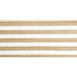 Coupon π 12 Pack: 2.5" Faux Linen Wired Stripe Ribbon by Celebrate It™ π€© 6 Coupon π 12 Pack: 2.5" Faux Linen Wired Stripe Ribbon by Celebrate It™ π€© -Celebrate It Sales Shop 10659112 3 1