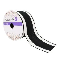 Discount 😀 12 Pack: 2.5" Taffeta Wired Center Stripe Ribbon by Celebrate It™ 😉