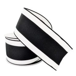 Discount 😀 12 Pack: 2.5" Taffeta Wired Center Stripe Ribbon by Celebrate It™ 😉 -Celebrate It Sales Shop 10659121 2 1