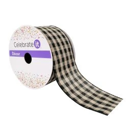 Cheapest 🛒 2.5" Wired Gingham Ribbon by Celebrate It™ 😉