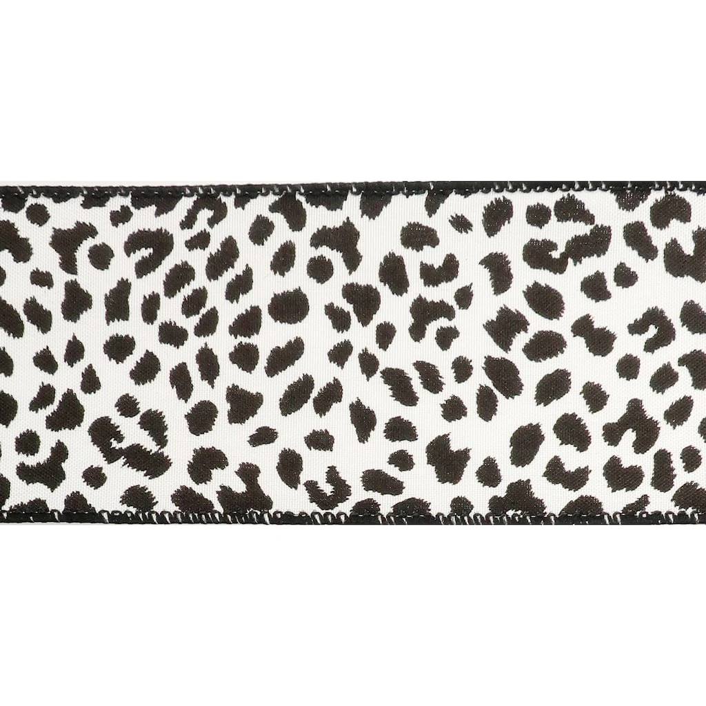 Flash Sale π 12 Pack: 2.5" Faux Cotton Wired Leopard Ribbon by Celebrate It™ π 3 Flash Sale π 12 Pack: 2.5" Faux Cotton Wired Leopard Ribbon by Celebrate It™ π - Image 3