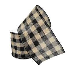 Brand new ✨ 4" Wired Buffalo Check Ribbon by Celebrate It™ Décor ❤️ -Celebrate It Sales Shop 10659128 2