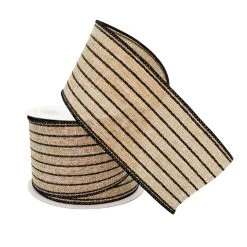 Buy π 12 Pack: 2.5" Faux Linen Wired Pinstripe Ribbon by Celebrate It™ π 7 Buy π 12 Pack: 2.5" Faux Linen Wired Pinstripe Ribbon by Celebrate It™ π -Celebrate It Sales Shop 10659130 2 1