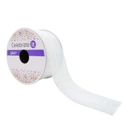 Budget ⌛ 12 Pack: 1.5" Metallic Wired Iridescent Ribbon by Celebrate It™ 360°™ ✔️