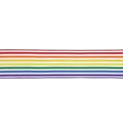 Hot Sale ⌛ 1.5" Sheer Wired Rainbow Striped Ribbon by Celebrate It™ 360°™ 🤩 -Celebrate It Sales Shop 10659266 2