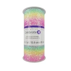 Hot Sale 🛒 12 Pack: 5.375" Encrusted Glitter Ribbon by Celebrate It™ 🎉