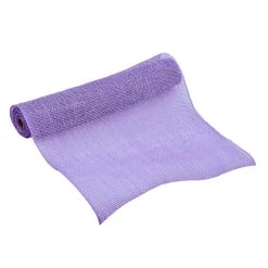 Hot Sale ⭐ 21" Purple Poly Burlap Mesh by Celebrate It™ 🎁
