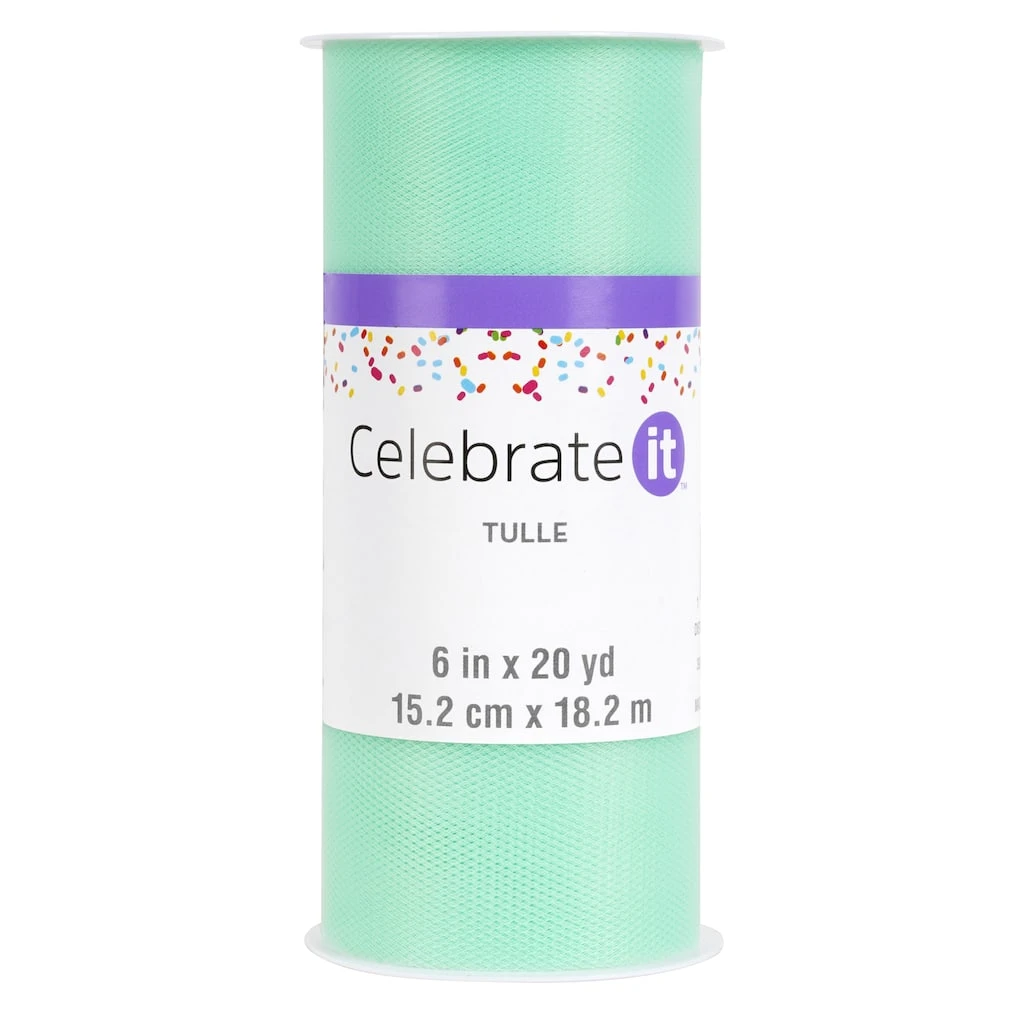 Outlet β¨ 12 Pack: 6" Tulle by Celebrate It™ π 1 Outlet β¨ 12 Pack: 6" Tulle by Celebrate It™ π