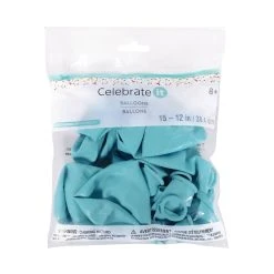 Hot Sale 🔔 12 Packs: 15 ct. (180 total) Turquoise Balloons by Celebrate It™ ✨