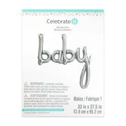 Best deal 👍 6 Pack: Silver Baby Foil Balloon by Celebrate It™ 🎉