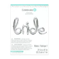 Best reviews of ✔️ 6 Pack: Silver Bride Foil Balloon by Celebrate It™ 😍