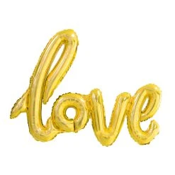 Best Sale 🥰 6 Pack: Gold Love Foil Balloon by Celebrate It™ ⭐ -Celebrate It Sales Shop 10663039 3 1