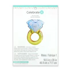 Discount ⭐ Diamond Foil Balloon Ring by Celebrate It™ ❤️