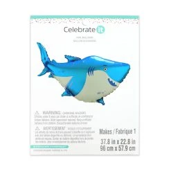 New 🛒 6 Pack: Shark Foil Balloon by Celebrate It™ 🧨