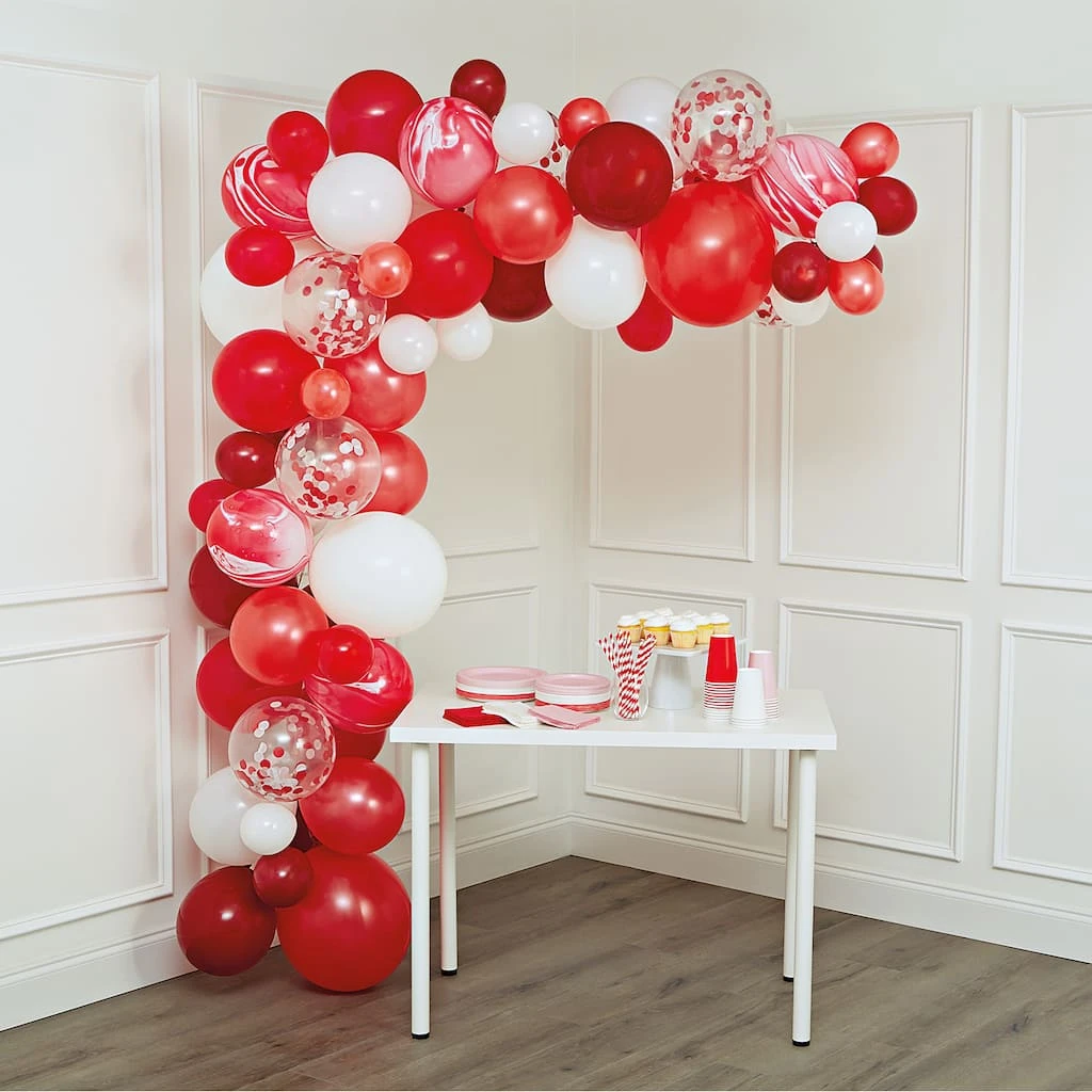Discount ✔️ 6 Pack: Red Garland Balloon Kit by Celebrate It™ ✔️ 3 Discount ✔️ 6 Pack: Red Garland Balloon Kit by Celebrate It™ ✔️ - Image 3