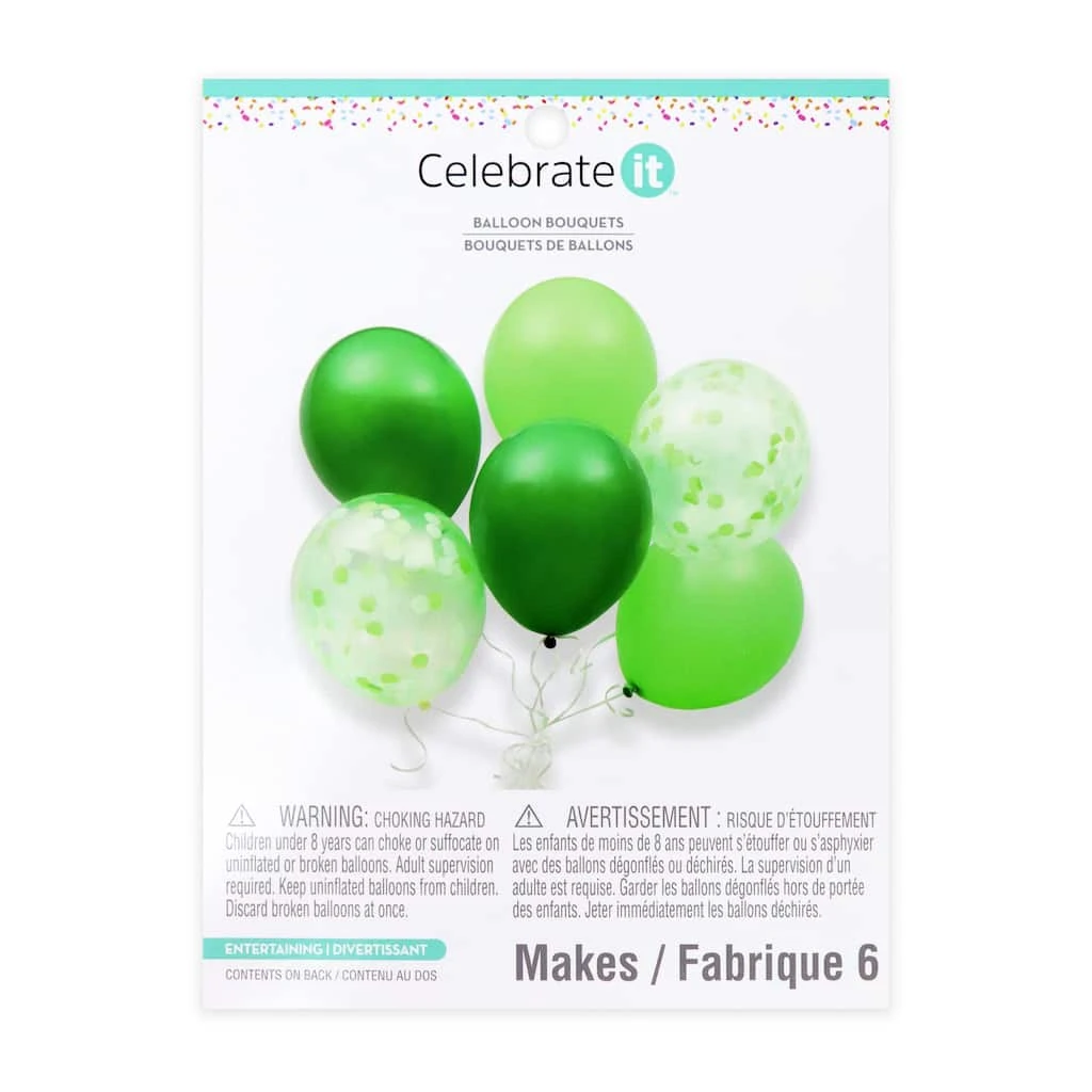 Discount ✔️ Green Balloon Bouquet Kit by Celebrate It™ 🧨 1 Discount ✔️ Green Balloon Bouquet Kit by Celebrate It™ 🧨