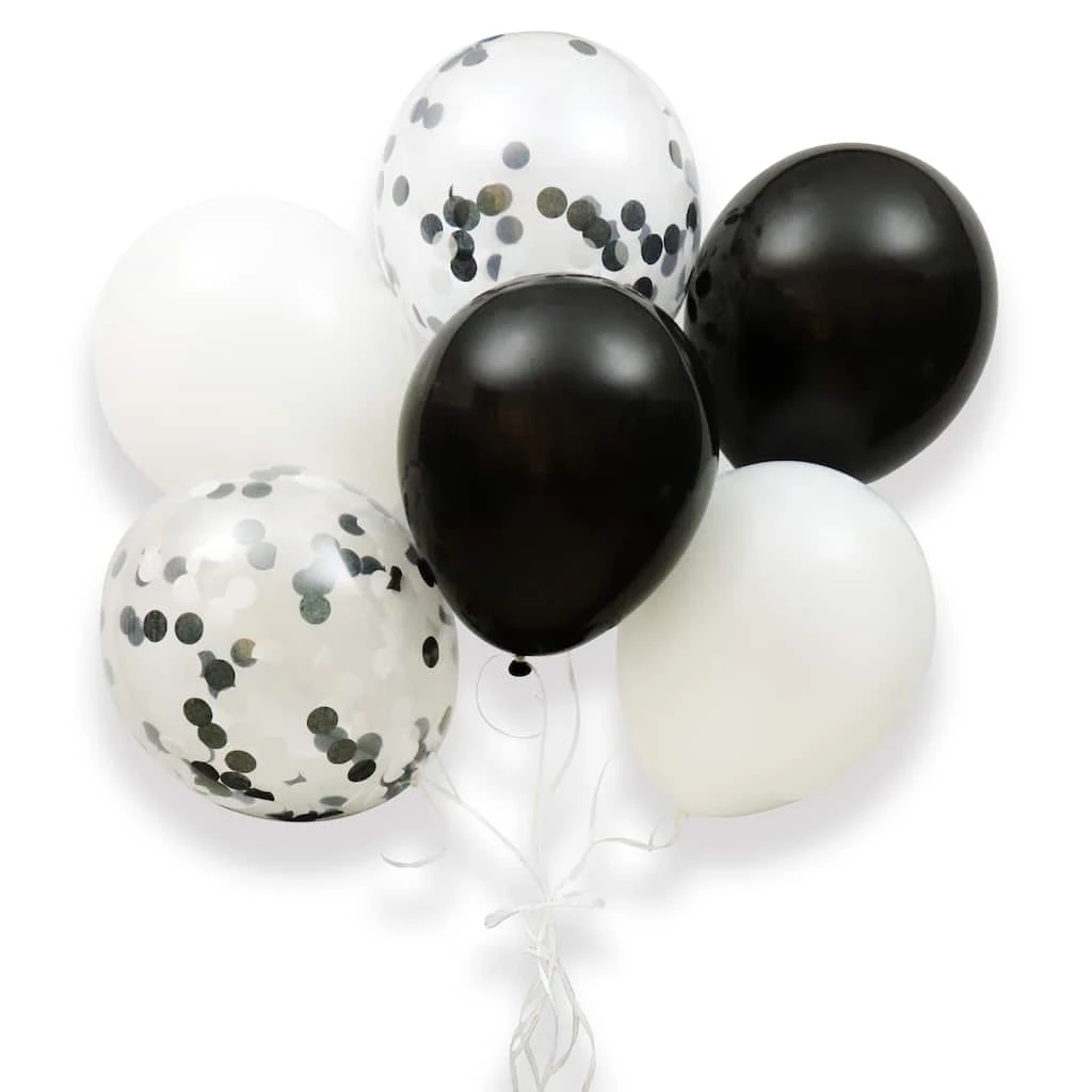 Cheapest ✔️ 12 Pack: Black & White Balloon Bouquet Kit by Celebrate It™ ✔️ 3 Cheapest ✔️ 12 Pack: Black & White Balloon Bouquet Kit by Celebrate It™ ✔️ - Image 3